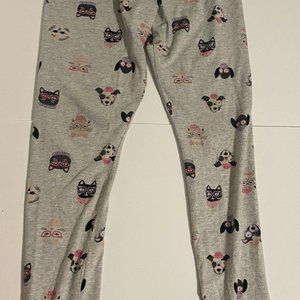 Old Navy Kids XXL 16 Stretch Dog Cat Pajama Bottom